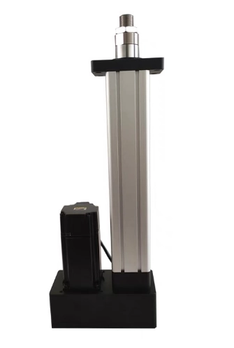 Standard 50 electric cylinder in direct connection with guide post
