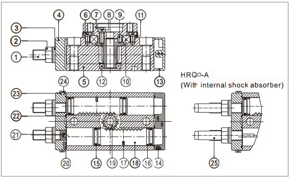 HRQ series ROtary table cylinder .png HRQ series ROtary table cylinder .png