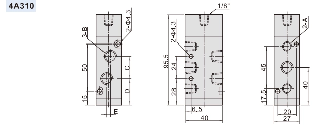 4A300 series Air valve(5/2 way,5/3 way) .png 4A300 series Air valve(5/2 way,5/3 way) .png