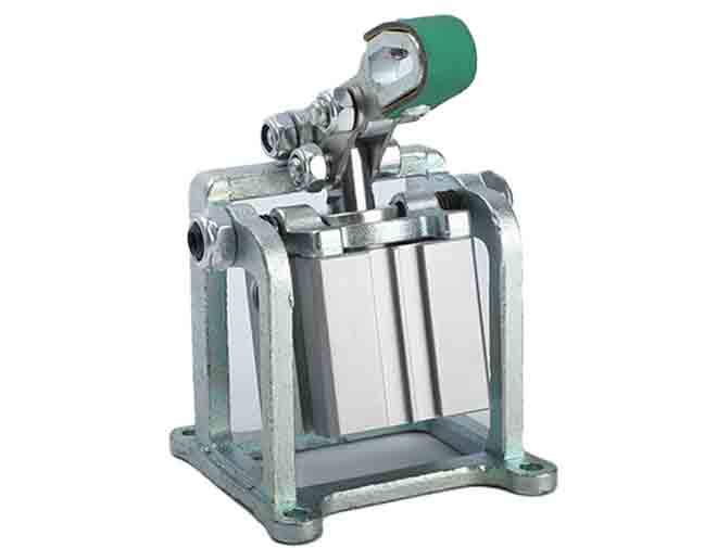 Woodworking machinery lever cylinder