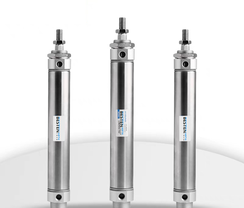 Роликовый мини-цилиндр из нержавеющей стали