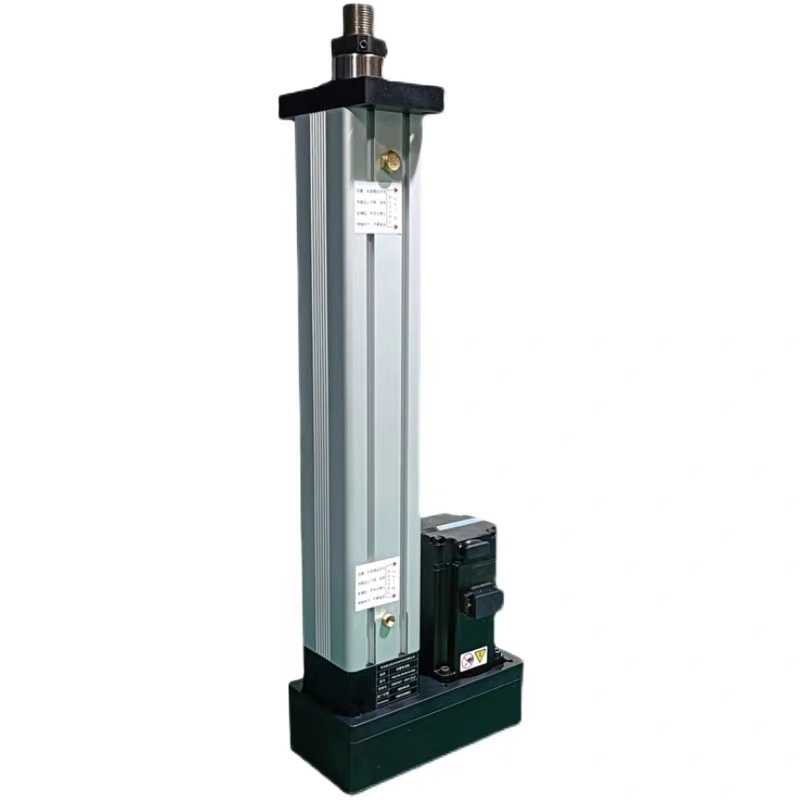 Standard 50 electric cylinder in direct connection with guide post